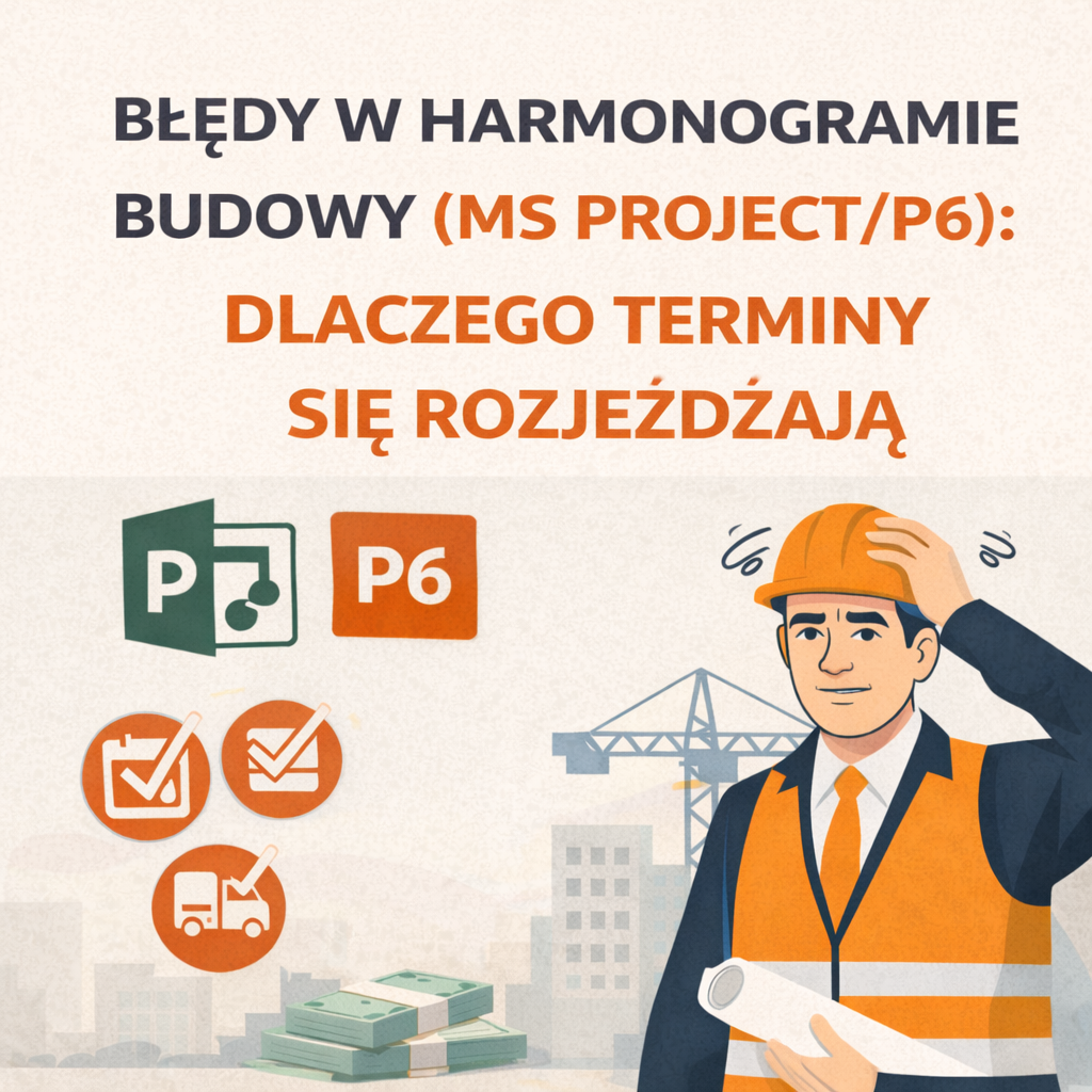błędy w harmonogramie