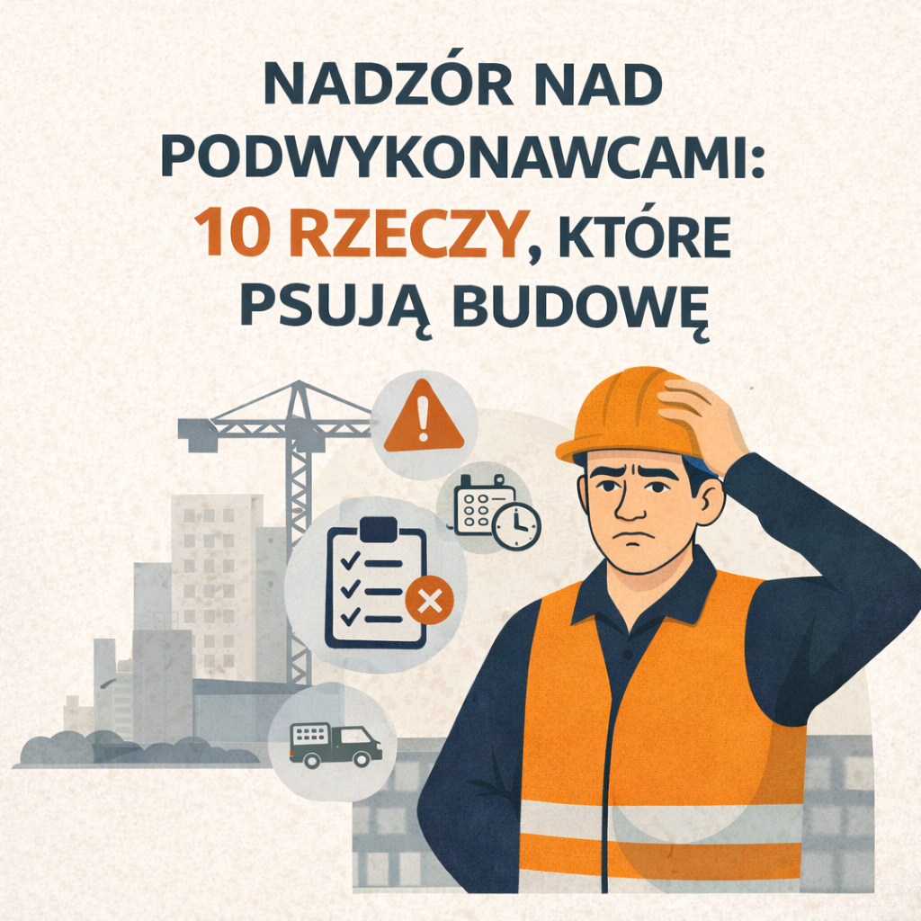 nadzór nad podwykonawcami