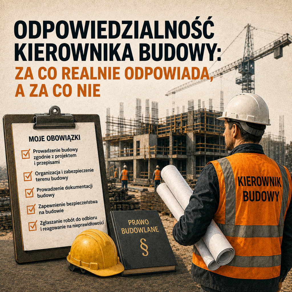 kierownik budowy odpowiedzialność