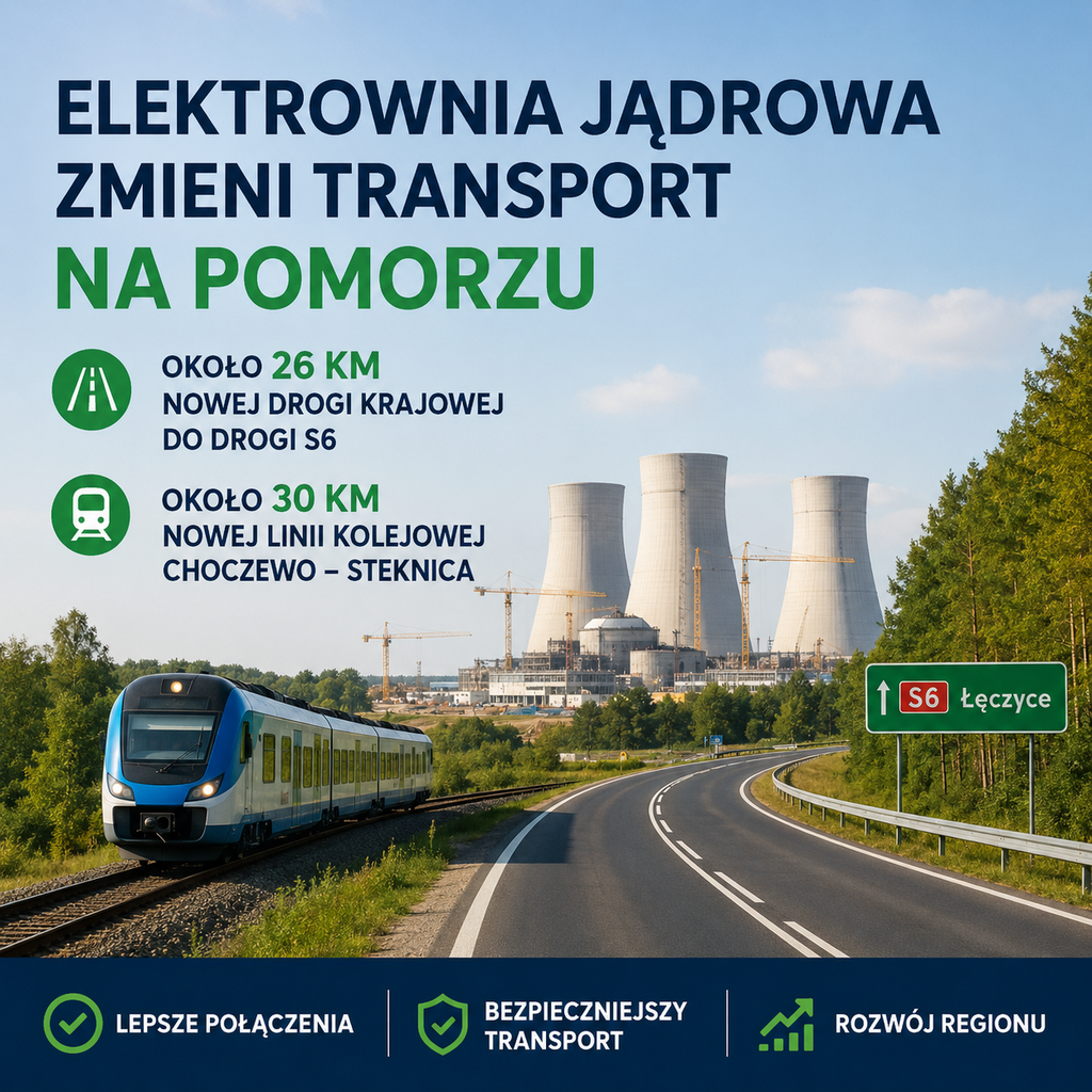 elektrownia jądrowa transport